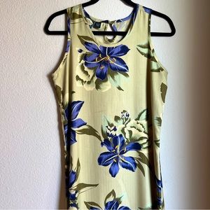 Tommy Bahama 100% Silk Hawaiian Dress